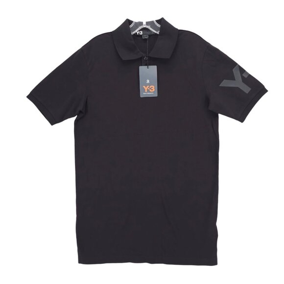 NWT Y-3 Yohji Yamamoto Black Polo Shirt Adidas Size XL2 - Runs small! - Picture 1 of 6